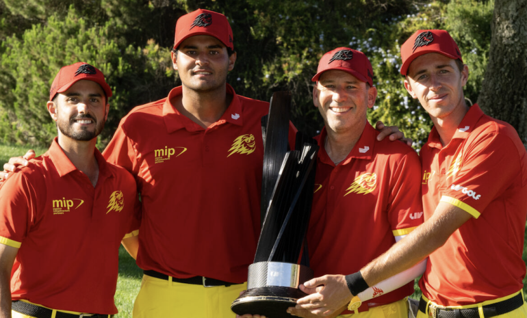 Abraham Ancer triunfa con los Fireballs en el LIV Golf Andalucía