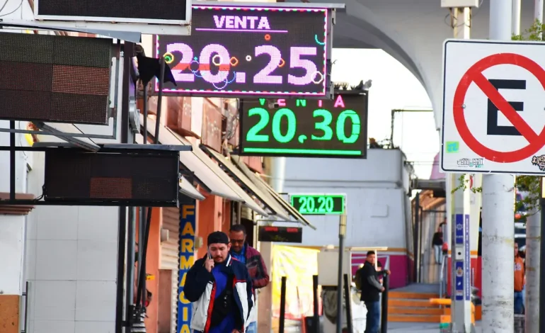 Cotizan el dólar entre los 20.10 y los 20.30 pesos a la venta en Juárez