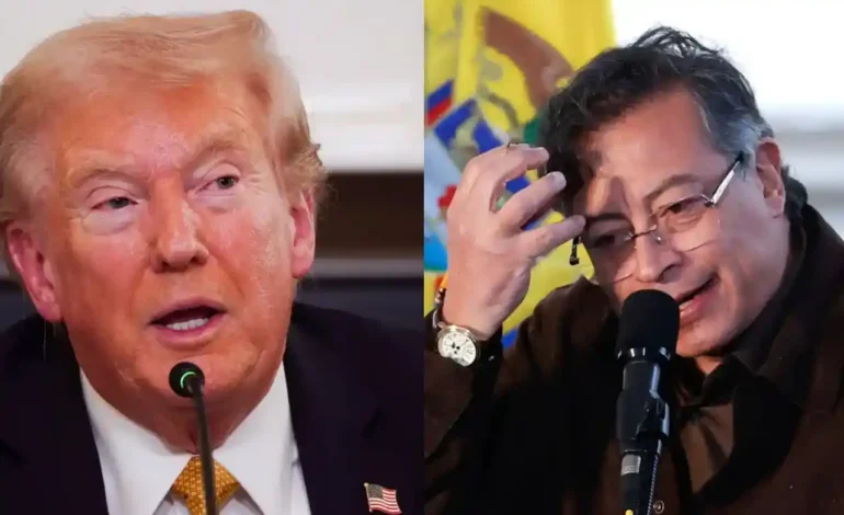 Petro entrega a Trump lista con capos que viven fuera de Colombia